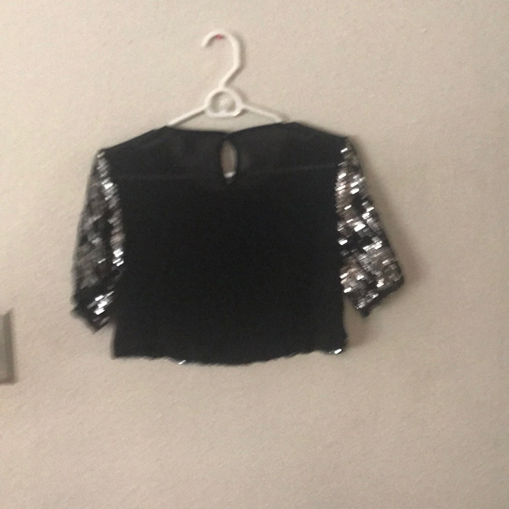 Crop top , sheer in the back